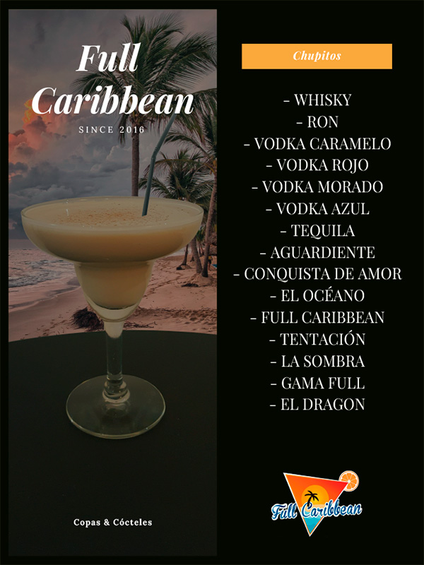Diseño de carta / menú